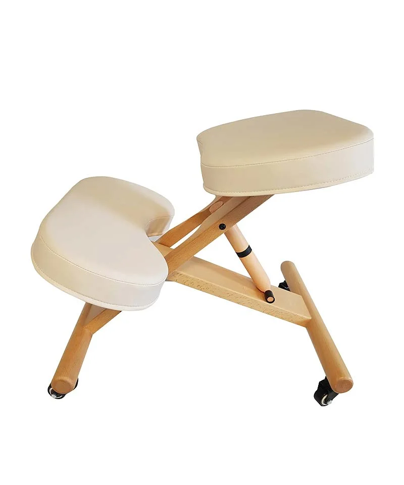 Affinity Ergonomic Hardwood Padded Kneeling Stool
