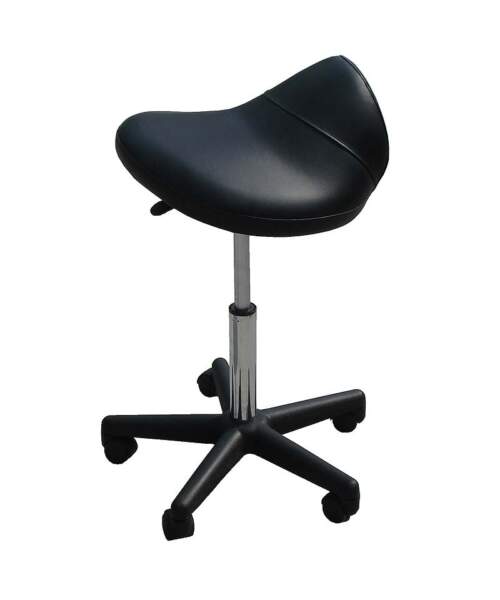 Affinity Gaslift Ergonomic Padded Therapist Saddle Stool