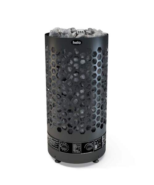 Helo Ringo Black Family Sauna Heater BWT Pillar Style