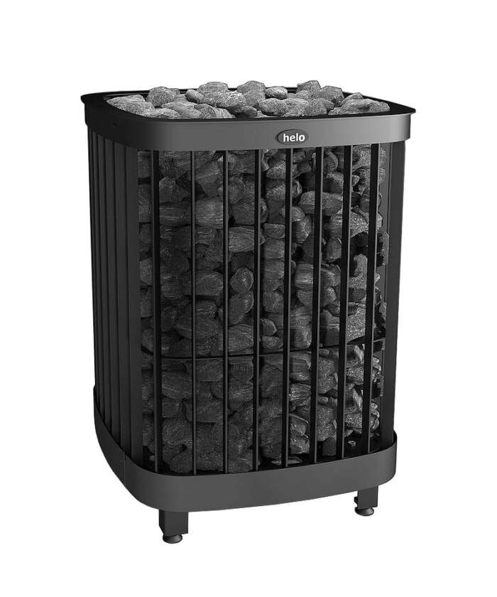 Helo Saga Electro Industrial Sauna Heater Black Finish