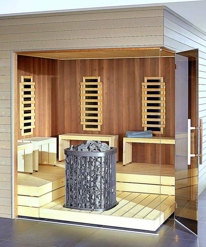 Helo Saga Electro in sauna