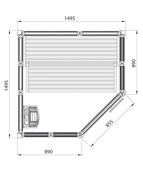 Sauna-Impression-i1515-Corner-diagram