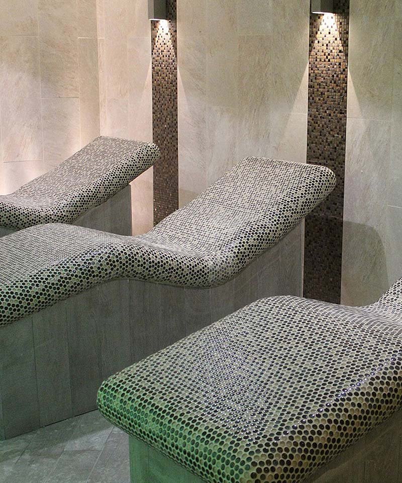 Tiled loungers