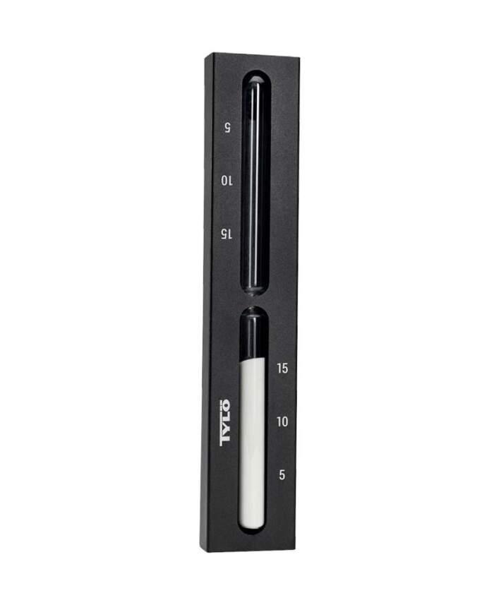 Tylo Brilliant Sauna Hourglass Black Silver Aluminium Birch - Image 2