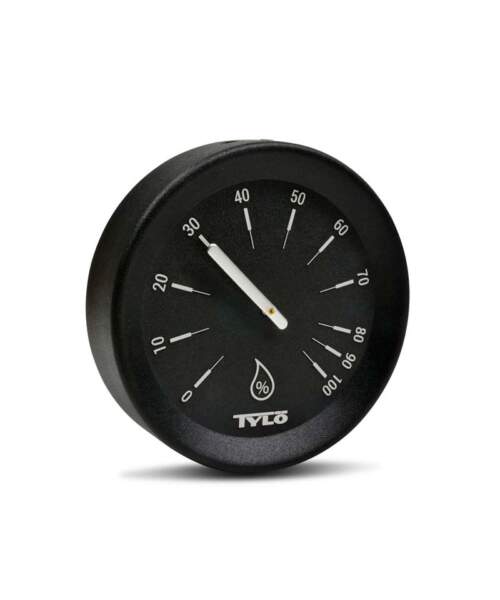 Tylo Brilliant Sauna Hygrometer Matt Black