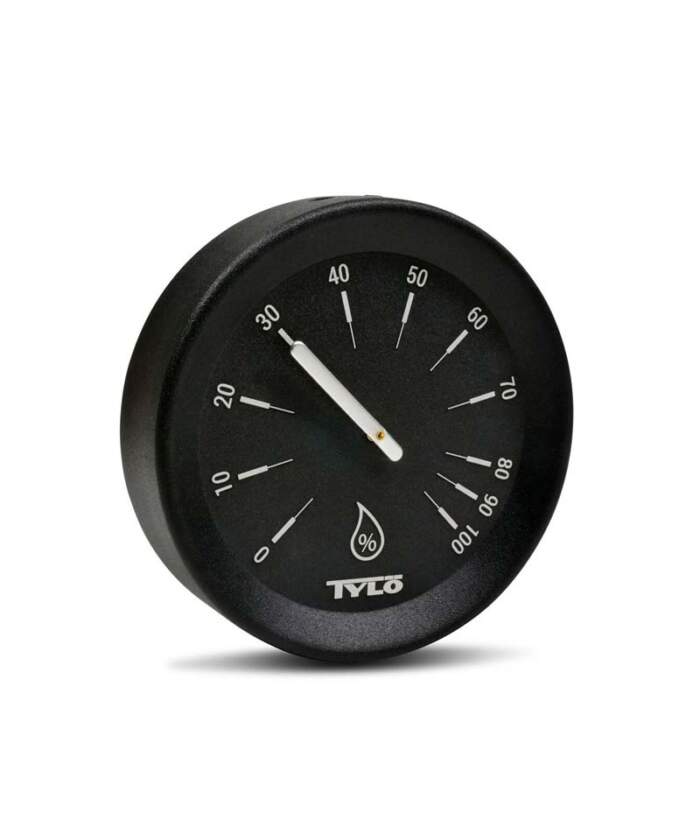 Tylo Brilliant Sauna Hygrometer Matt Black
