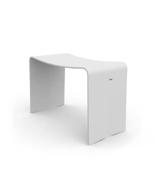 Tylo Stool Ergonomic Easily Portable White Corian - Image 3