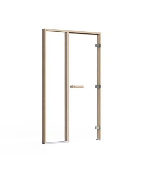 Tylo Glass Front Section Aspen Frame Tempered Clear