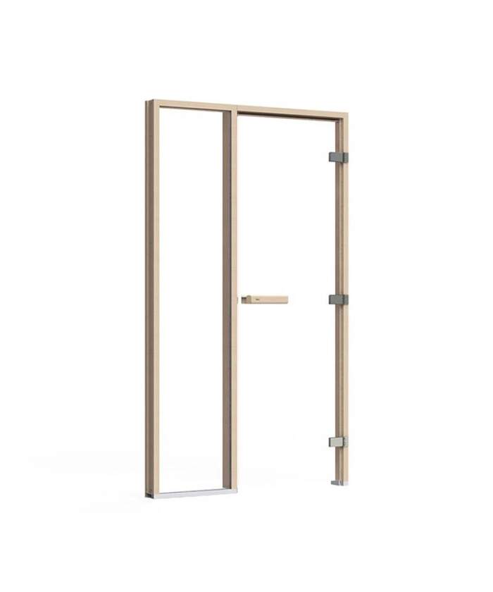 Tylo Glass Front Section Aspen Frame Tempered Clear