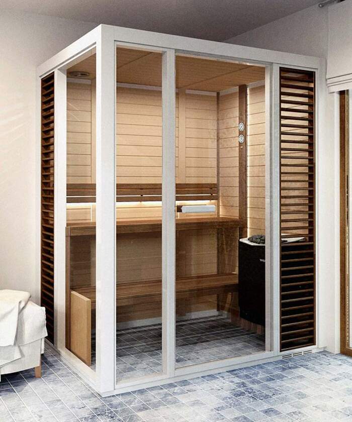 Tylo Impression Square installed in bathroom