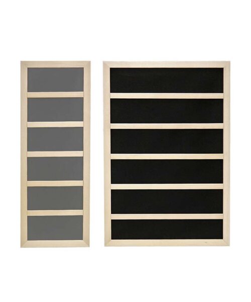 Tylo Infrared Sauna Panels Hemlock Frame Black Grey
