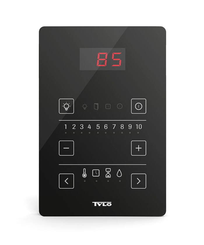 Tylo Pure Control Panel Compact Soft Touch Black