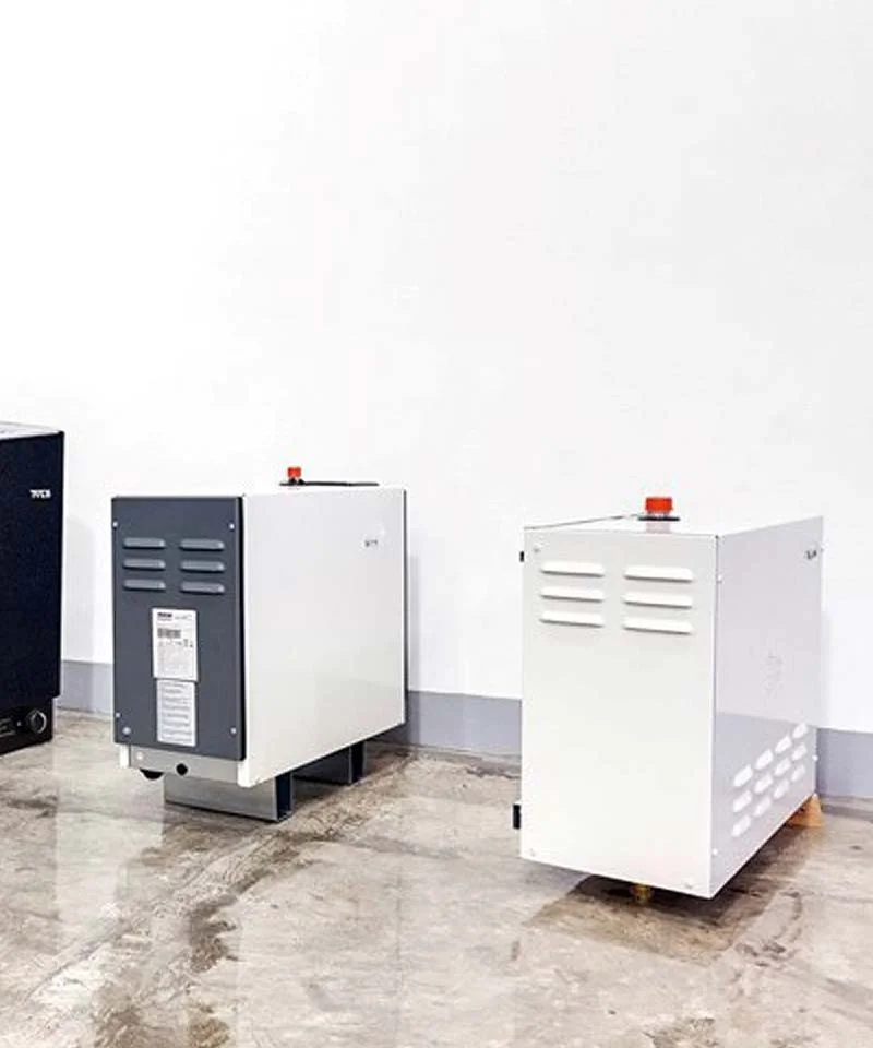 Commercial steam room generators