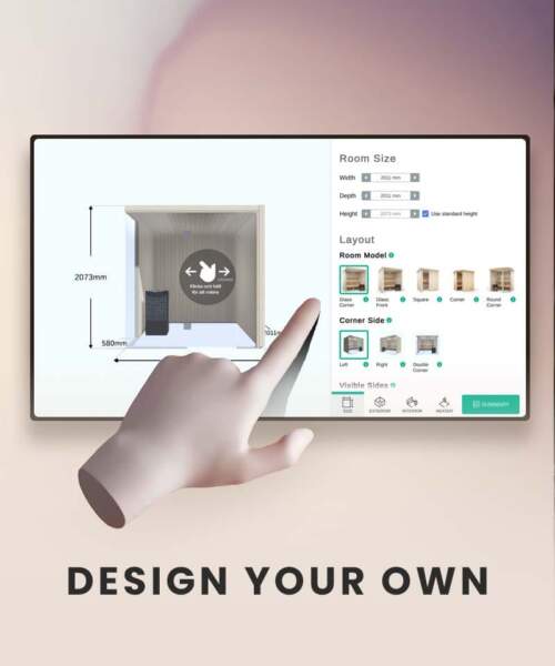 Design Your Dream Sauna with the Tylo Harmony 3D Designer