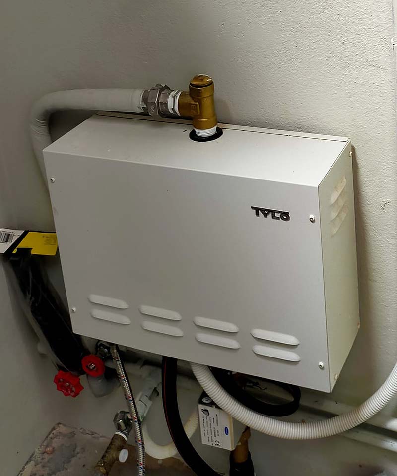 Home steam room generators