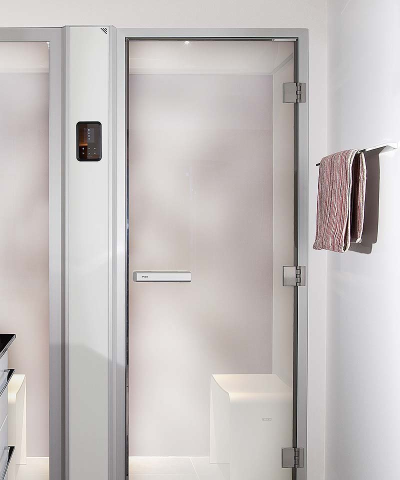 Steam room doors