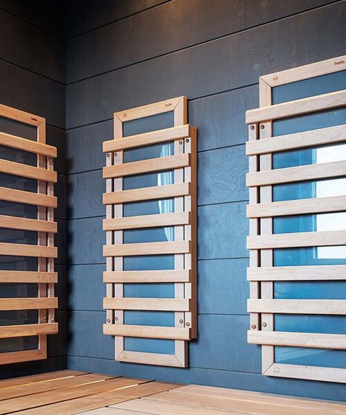 Tylo Glass infrared sauna panels