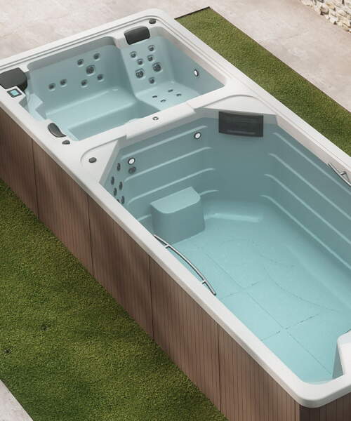 Above ground Astralpool Swimspa Duo