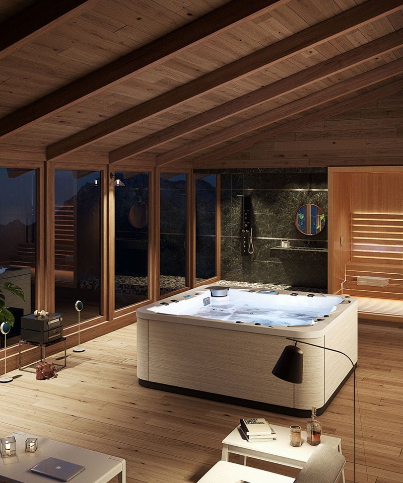 Acrylic hot tubs