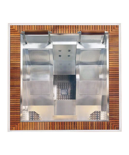 Astralpool Mercurio 4 Person Stainless Steel Outdoor Spa