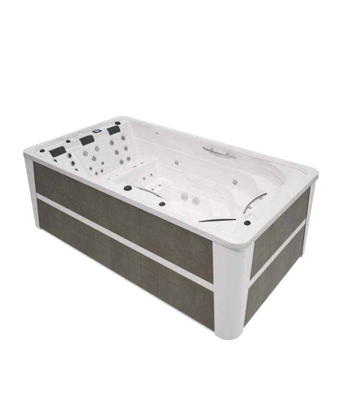 Astralpool Swimspa Creta above-ground urban grey sterling