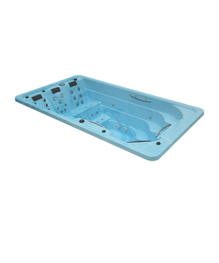 Astralpool Swimspa Creta in-ground blue marble