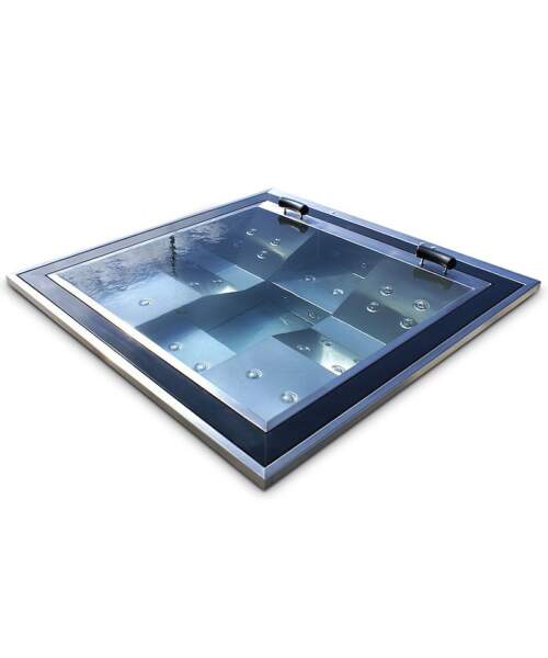 Astralpool Venus Stainless Steel Spa angled view