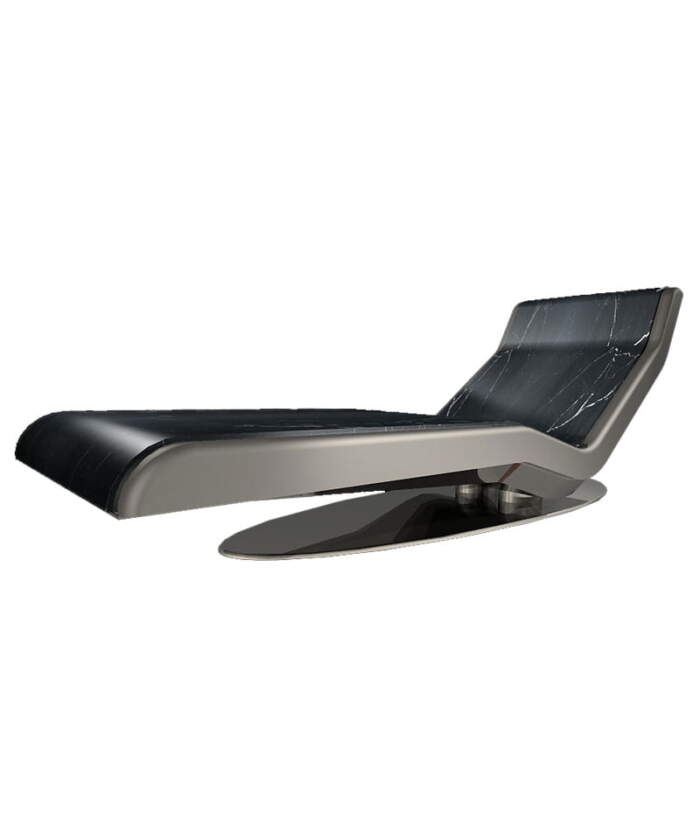 Fabio Alemanno Caesar Chaise Longue Marble Lounge Chair - Image 2