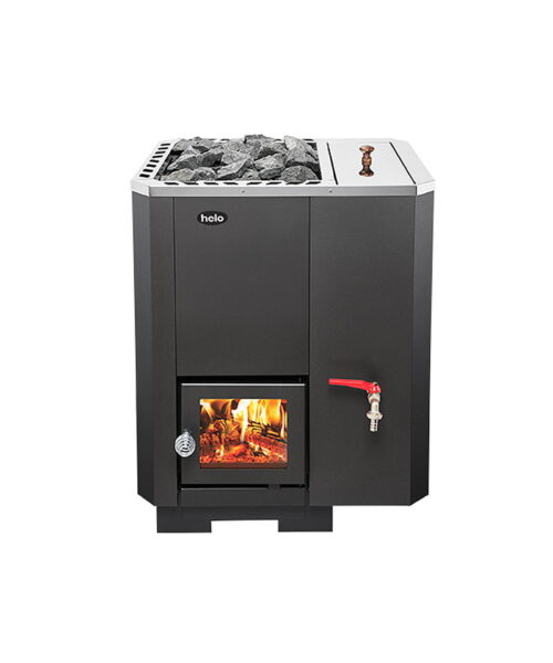 Helo R20 Wood Burning Sauna Stove with water heater