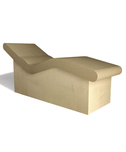 PCS Somerset Internally Heated Tiled Spa Lounger Ergonomic