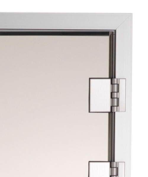 Tylo 101G Extra Wide steam door hinge frame detail