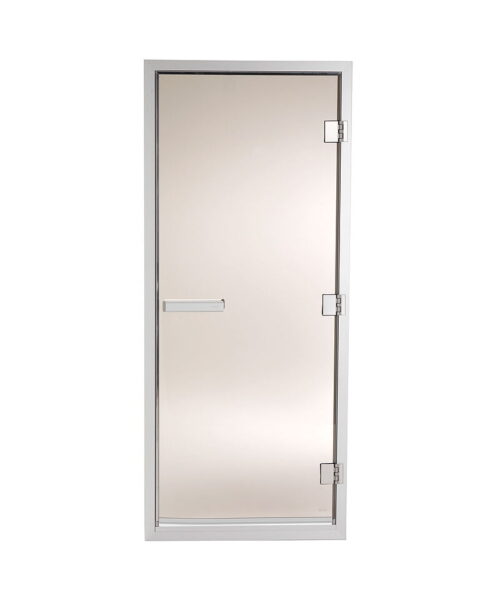 Tylo 60G No Threshold Aluminium Framed Glass Steam Room Door