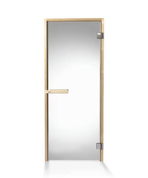 Tylo DGB Tempered Glass Sauna Door Pine Frame Magnetic Closure