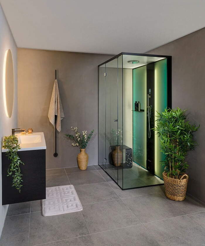 Tylo Vista 130 installed in home bathroom