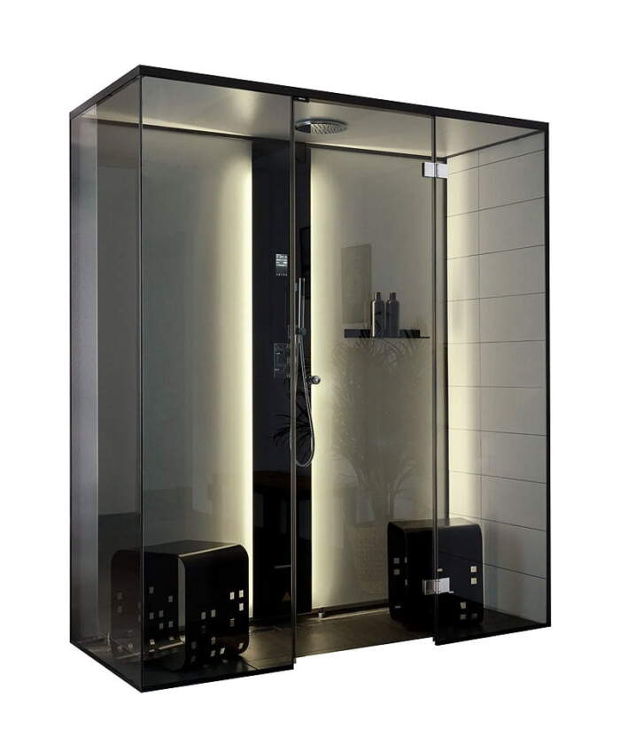 Tylo Vista 160 Steam Shower Cabin with Stella Column