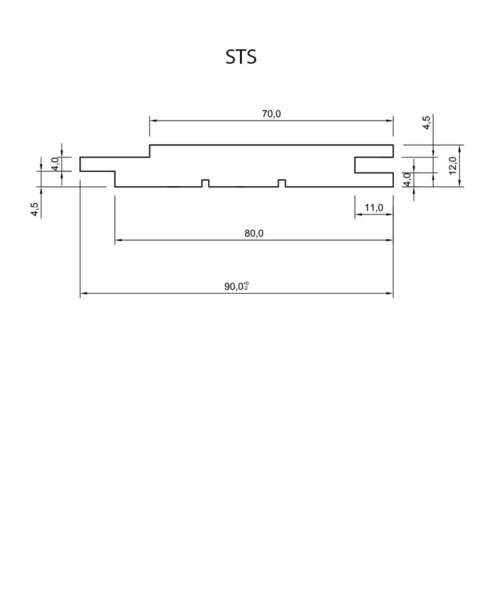 STS wood profile