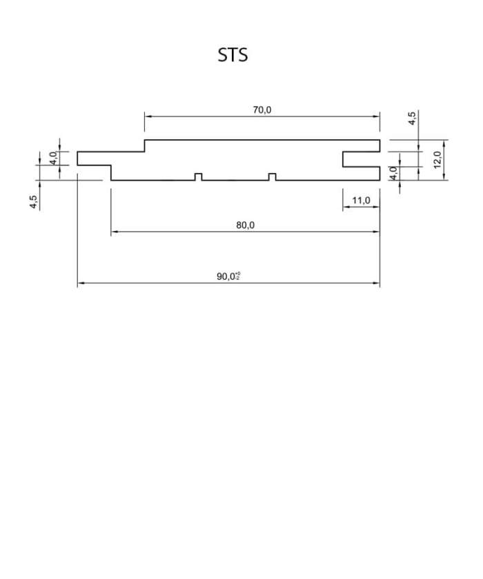 STS wood profile