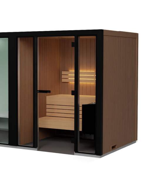 Tylo Panacea Twin sauna view