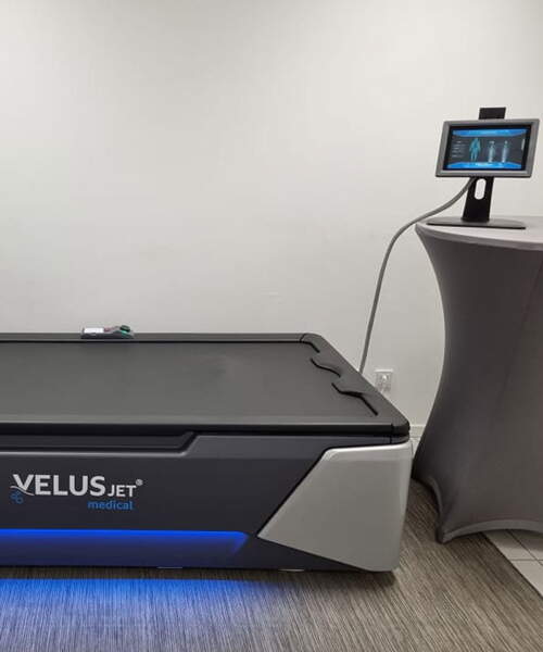 VelusJet Professional connected to PC