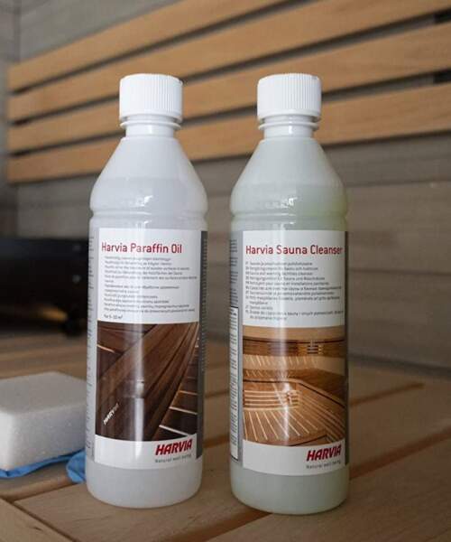 Harvia Sauna Care Set Cleanser Paraffin Oil 500ml