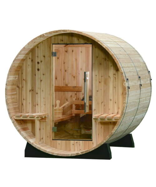 Almost Heaven Audra 4 Person Garden Barrel Sauna Kit