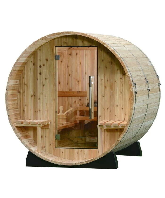 Almost Heaven Audra 4 Person Garden Barrel Sauna Kit
