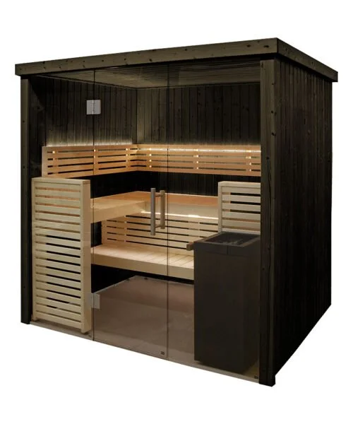 Harvia Fenix Sauna Kit angled view