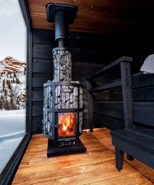 Harvia Legend Wood Burning Sauna Interior