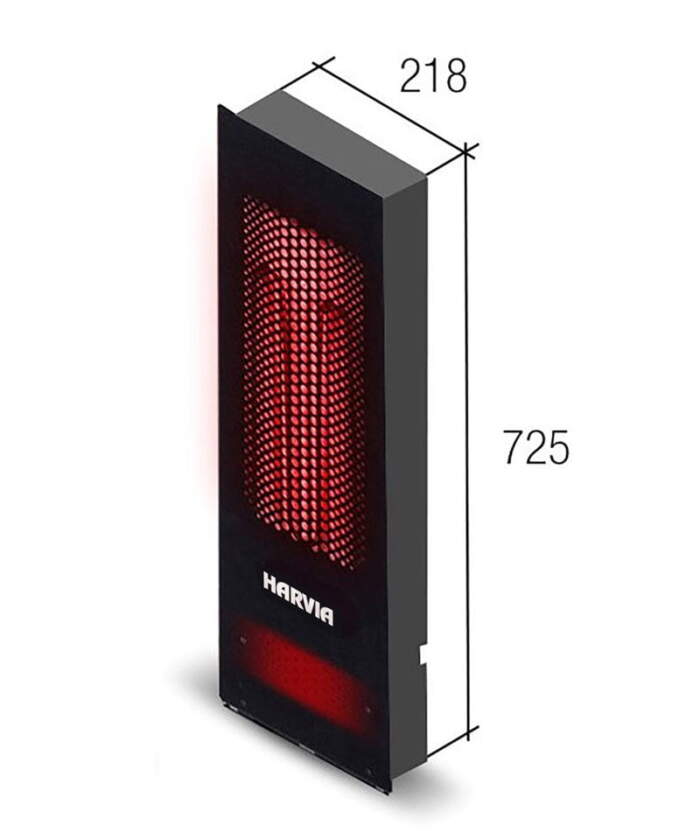 Harvia Low EMF Infrared Sauna Panel Dimensions