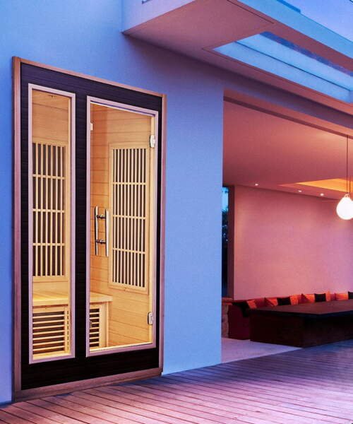 Harvia Radiant infrared sauna outdoor installation