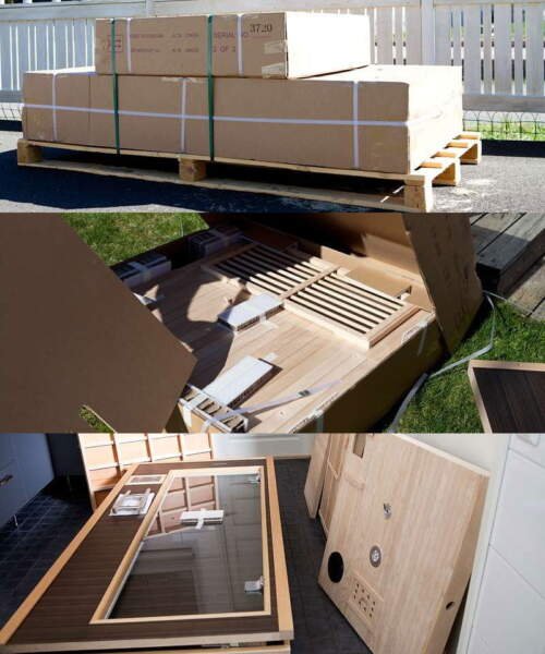 Harvia Radiant Infrared Sauna package details
