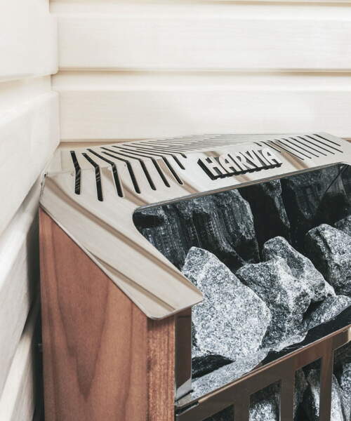 Harvia Unio sauna heater detail