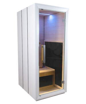 Harvia Spectrum Mini 1 Person Carbon Infrared Sauna Cabin