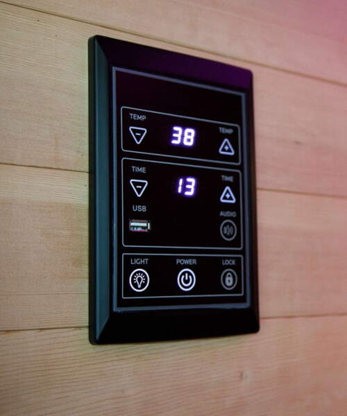 Harvia Spectrum Mini built-in control panel